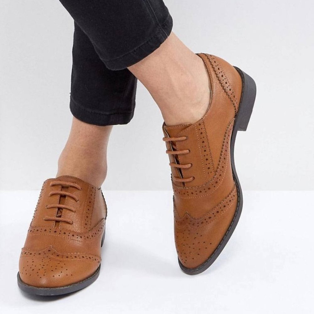ASOS Design Manic Flat Women's Brogues